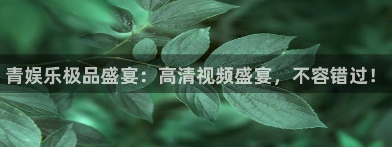 伟德国际1946体育免费注册入口：青娱乐极品盛宴：高清视频盛宴，不容错过！