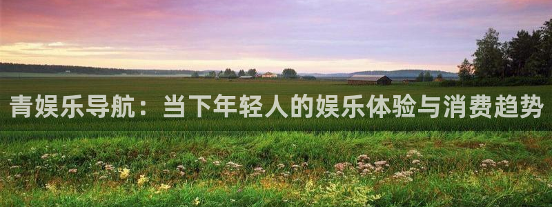 伟德国际19462代理注册：青娱乐导航：当下年轻人的娱乐体验与消费趋势